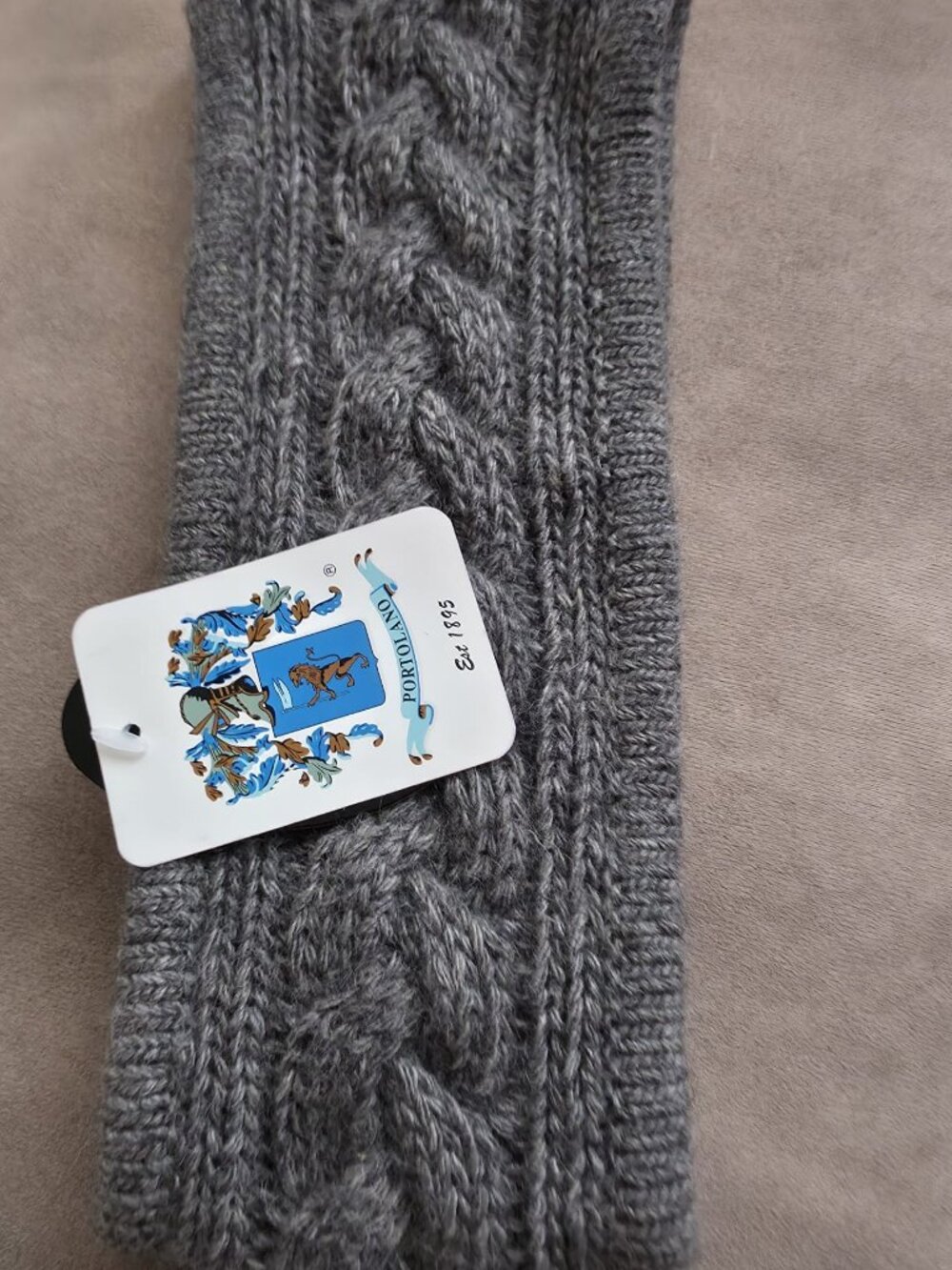 Portolano Cashmere Cable Knit Headband